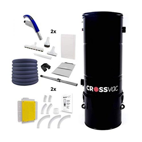Crossvac Zentralstaubsauger-Set Retraflex L